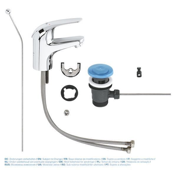Змішувач для раковини S-розміру Grohe Euroeco New (23262000) 23262000 фото