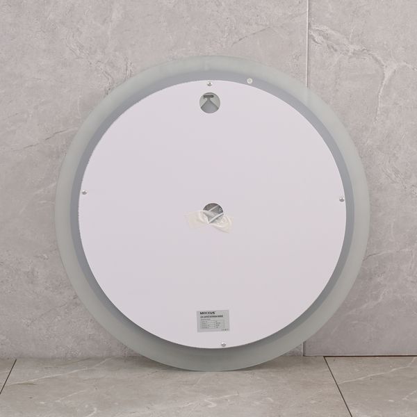 Дзеркало Mixxus PLAIN MC10-80 з Led Touch, Anti-fog, димером, регулятором яскравості, годинником (M MI6932 фото