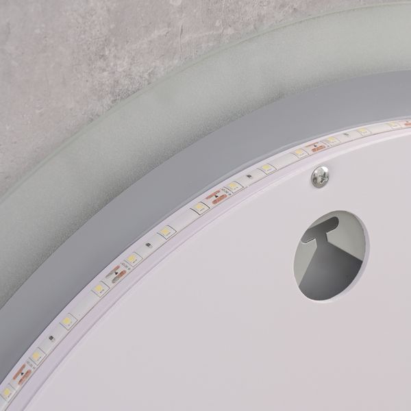 Дзеркало Mixxus PLAIN MC10-80 з Led Touch, Anti-fog, димером, регулятором яскравості, годинником (M MI6932 фото