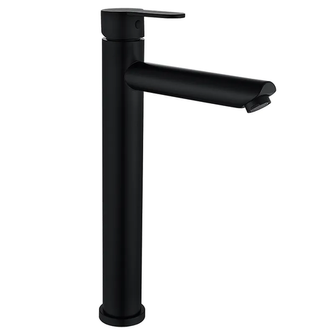Змішувач для умивальника Zerix DAX-001-A-High Black з нерж. сталі SUS304 (ZX4810) ZX4810 фото