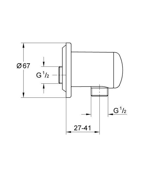 Шлангове підключення Grohe Relexa neutral (28671000) 28671000 фото