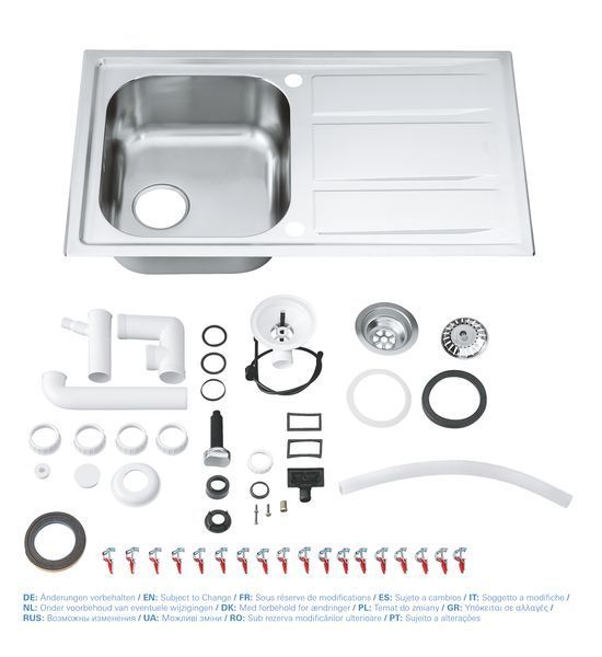Мийка для кухні із нержавіючої сталі Grohe K400+ (31568SD0) 31568SD0 фото