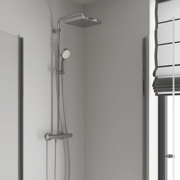 Душова система з термостатом для душа Grohe New Tempesta Cosmop. System (26689000) 26689000 фото