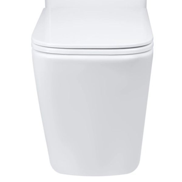 Чаша унітазу-компакту Mixxus Premium Quadro-0401-T1 Bowl 610х365х825 Tornado 1.0 без сидіння (MI834 MI8343 фото