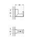 Гачок для халата Grohe Selection Cube (40782000) 40782000 фото 2