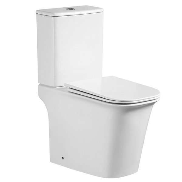 Чаша унітазу-компакту Mixxus Wave-0404-R Bowl 630х350х805 Rimless без сидіння (MI8362) MI8362 фото