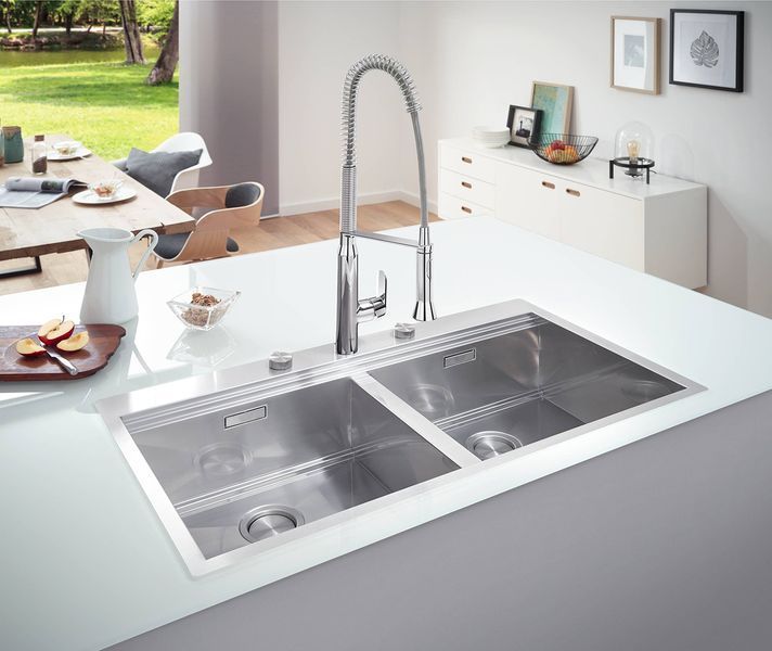 Мийка кухонна Grohe EX Sink K800 Подвійна (120 cm) (31585SD0) 31585SD0 фото