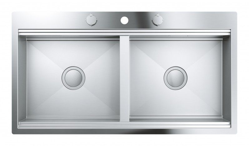 Мийка кухонна Grohe EX Sink K800 Подвійна (120 cm) (31585SD0) 31585SD0 фото