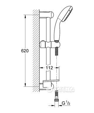 Набір змішувачів Grohe Eurosmart M-Size (123248MK) 123248MK фото