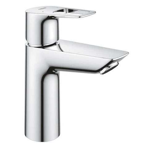 Одноважільний змішувач для раковини M-Size Grohe BauLoop New з нажимним донним клапаном (23886001) 23886001 фото