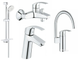 Набір змішувачів Grohe Eurosmart M-Size (123248MK) 123248MK фото 1