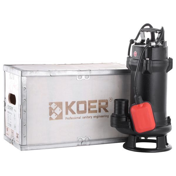 Насос дрен.-фек. корпус чавун (фреза) Koer WQD 20 -15-1,5 FREZA (KP2664) KP2664 фото