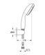 Душовий набір з тримачем, 2 режими струменя Grohe New Tempesta Classic (26164001) 26164001 фото 3