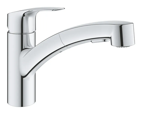 Змішувач для кухні з висувним виливом Grohe Eurosmart New (30305001) 30305001 фото