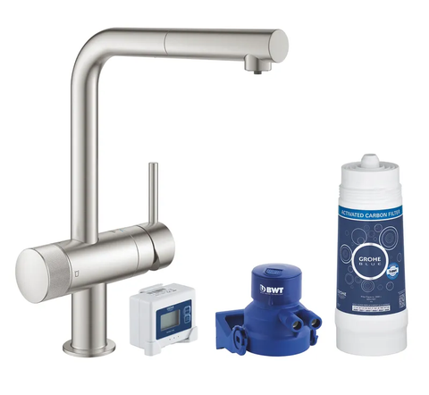 Комплект змішувача для кухні із фільтром Grohe Blue Pure (30382DC0) 30382DC0 фото
