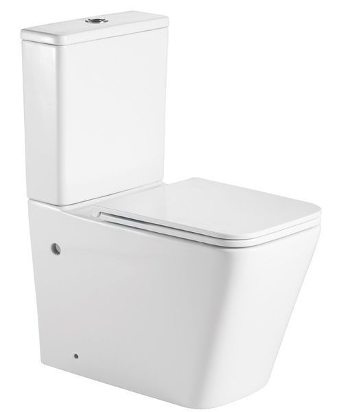 Чаша унітазу-компакту Mixxus Premium Quadro-0402-R Bowl 675х390х855 Rimless без сидіння (MI8340) MI8340 фото