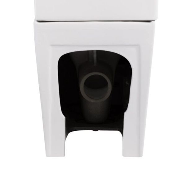 Чаша унітазу-компакту Mixxus Premium Quadro-0402-R Bowl 675х390х855 Rimless без сидіння (MI8340) MI8340 фото