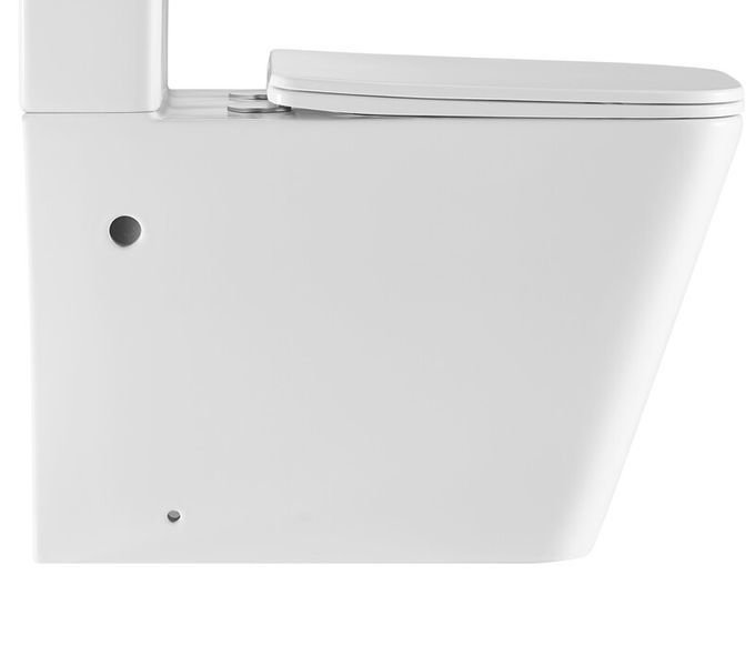 Чаша унітазу-компакту Mixxus Premium Quadro-0402-R Bowl 675х390х855 Rimless без сидіння (MI8340) MI8340 фото