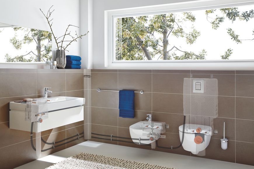 Інсталяція для унітазу із EPS корпусом Grohe (38643001) 38643001 фото