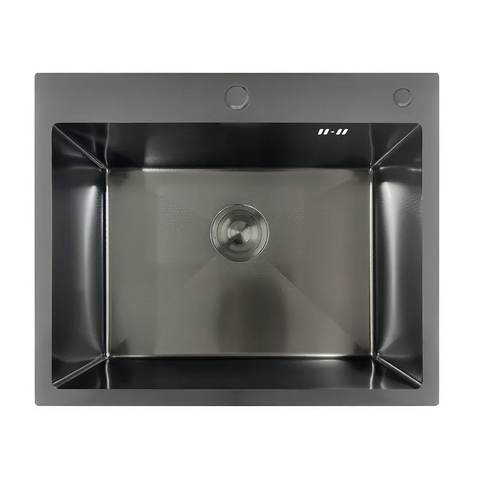 Мийка Mixxus MH6050 Decor Nano-Black з нерж. сталі (колір графіт) (MX1934) MX1934 фото