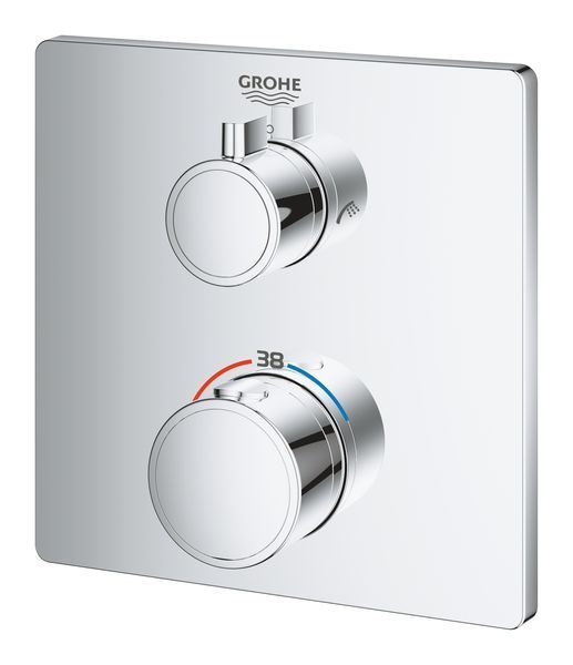 Термостат прихованого монтажу на 2 споживача Grohe Grohtherm Convent. Concealed (24080000) 24080000 фото