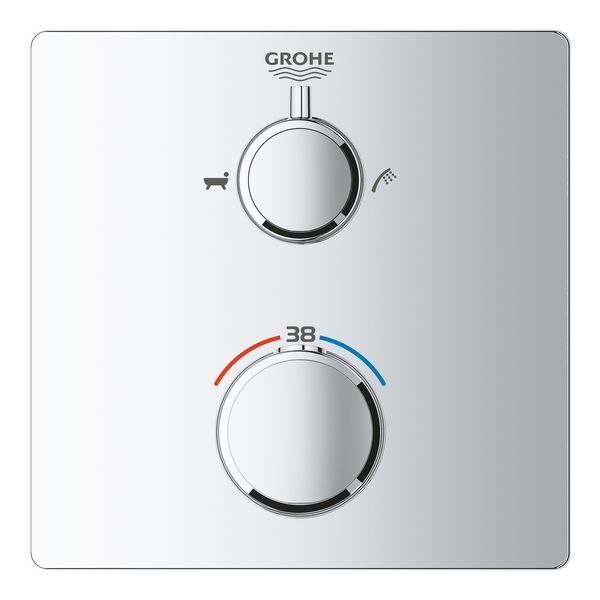 Термостат прихованого монтажу на 2 споживача Grohe Grohtherm Convent. Concealed (24080000) 24080000 фото
