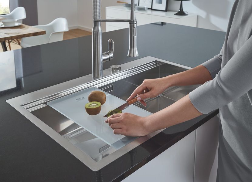 Мийка кухонна Grohe EX Sink K800 подвійна (90 cm) (31584SD0) 31584SD0 фото