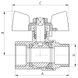 Кран кульовий СК 1" ГШМ ART.607 (SK0075) SK0075 фото 2
